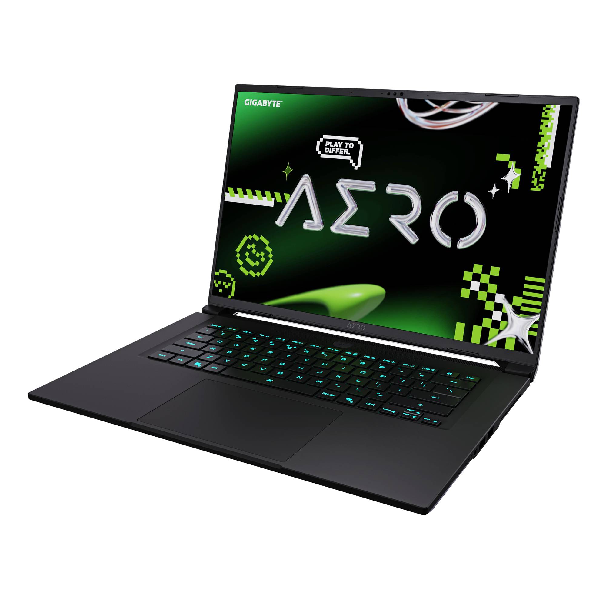 GIGABYTE AERO X16 2WHA3EEC65DP Copilot+ PC AMD Ryzen AI 9 HX 370 Laptop 40,6 cm (16") WQXGA 32 GB DDR5-SDRAM 2 TB SSD NVIDIA GeForce RTX 5070 Wi-Fi 6E (802.11ax) Windows 11 Pro Wit