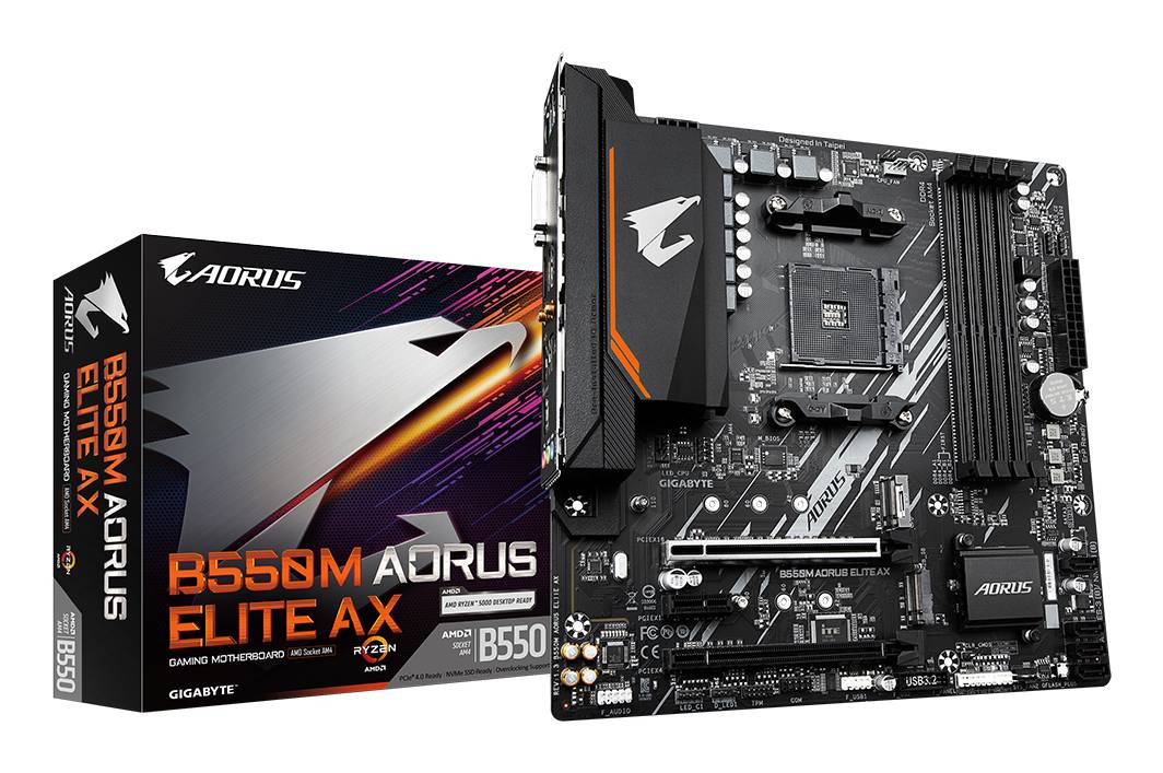 GIGABYTE B550M AORUS ELITE AX Moederbord