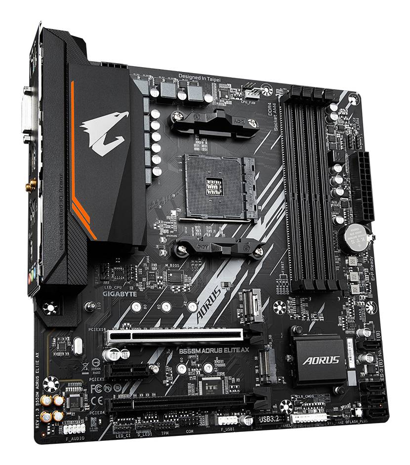GIGABYTE B550M AORUS ELITE AX Moederbord