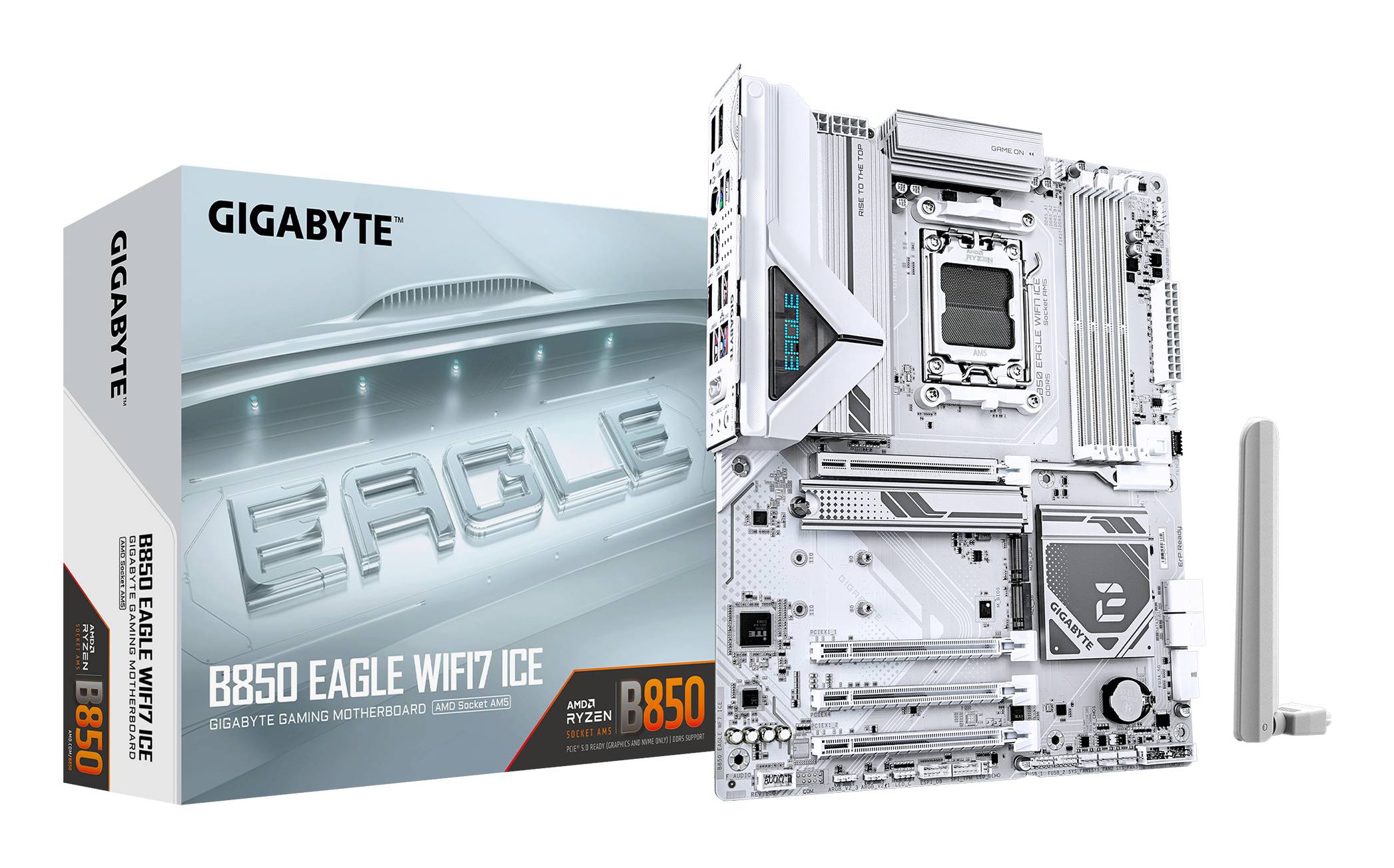 GIGABYTE B850 EAGLE WIFI7 ICE AMD B850 Socket AM5 ATX