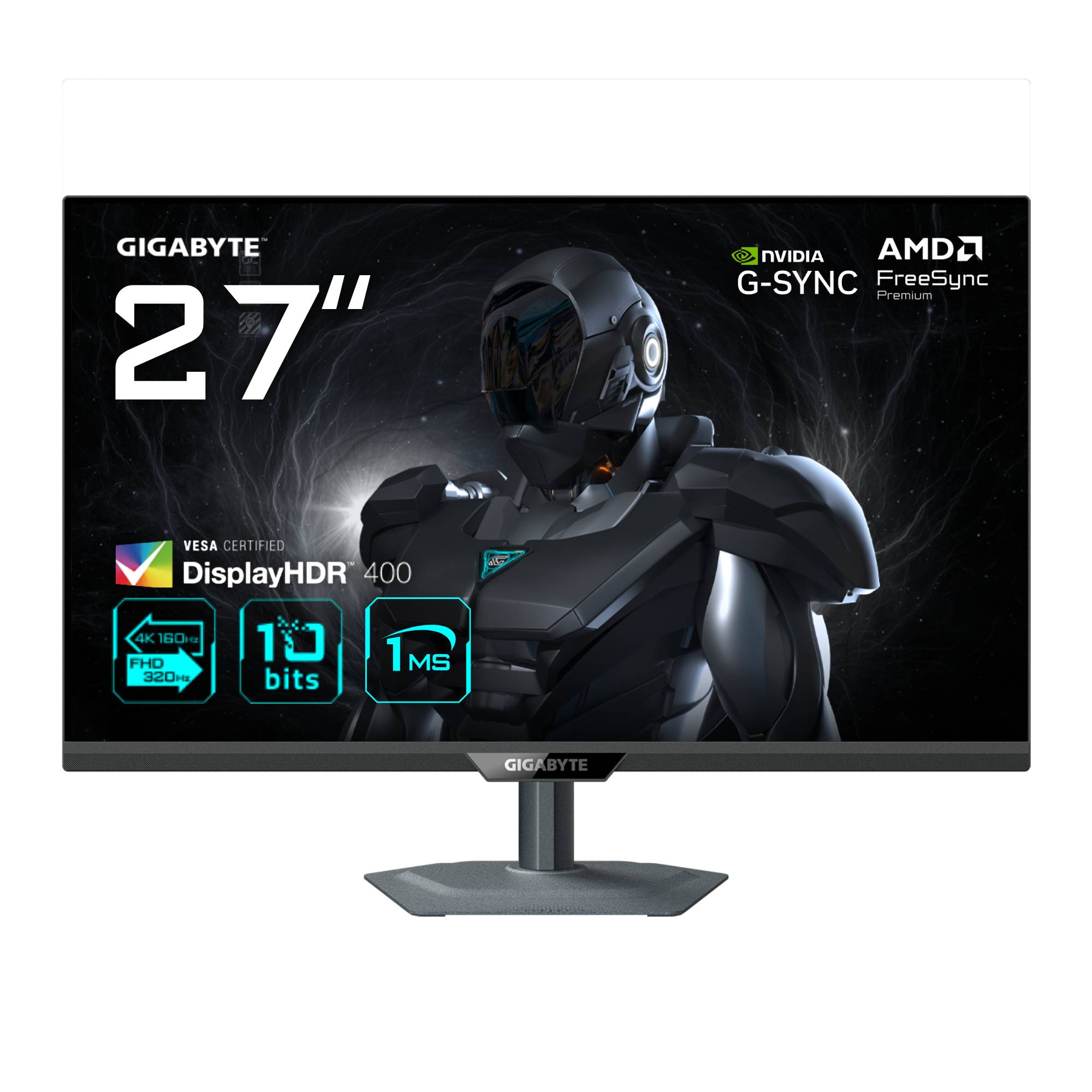 GIGABYTE G27U computer monitor 68,6 cm (27") 3840 x 2160 Pixels 4K Ultra HD LED Zwart