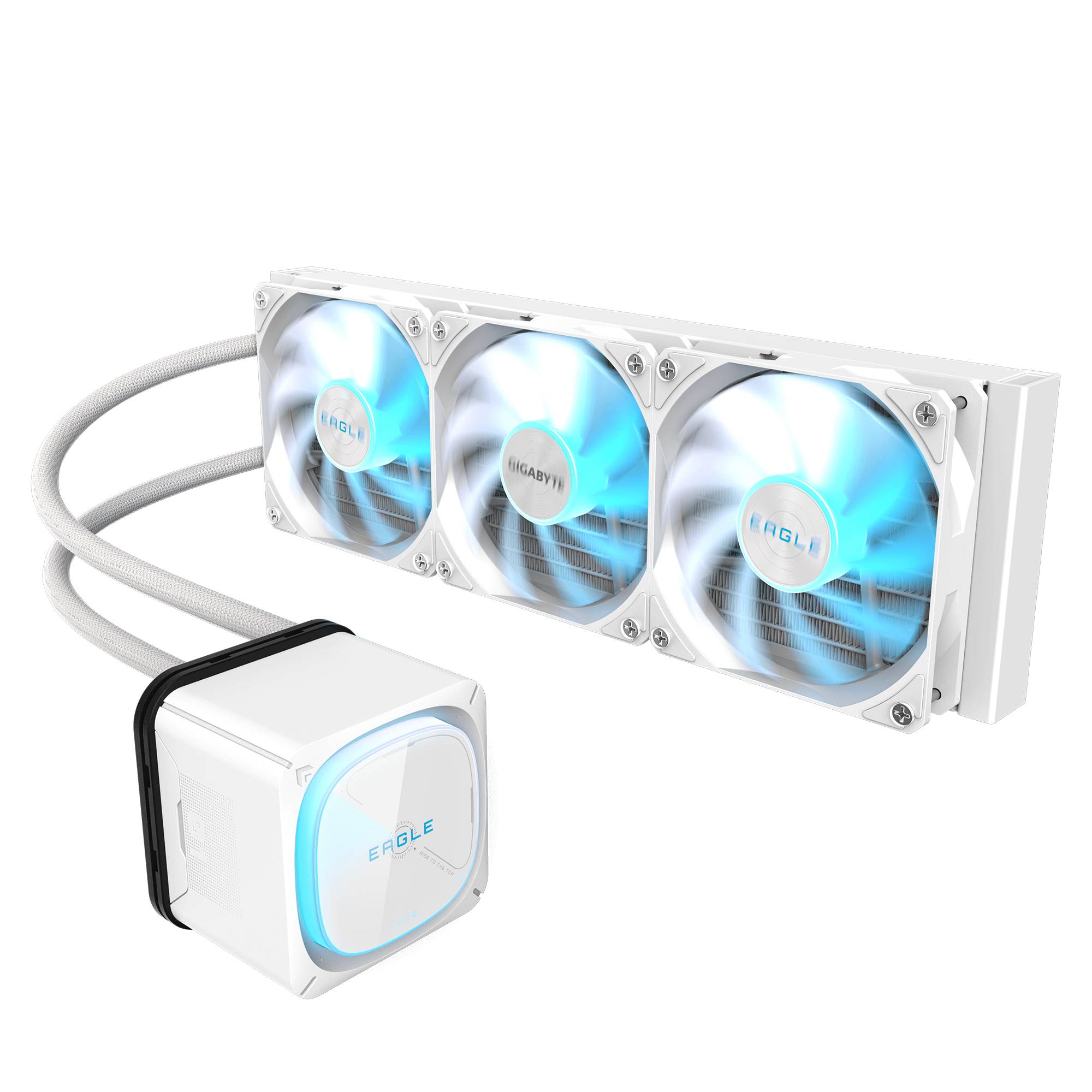 GIGABYTE EAGLE 360 ICE Processor Alles-in-één vloeistofkoeler 12 cm Wit 4 stuk(s)