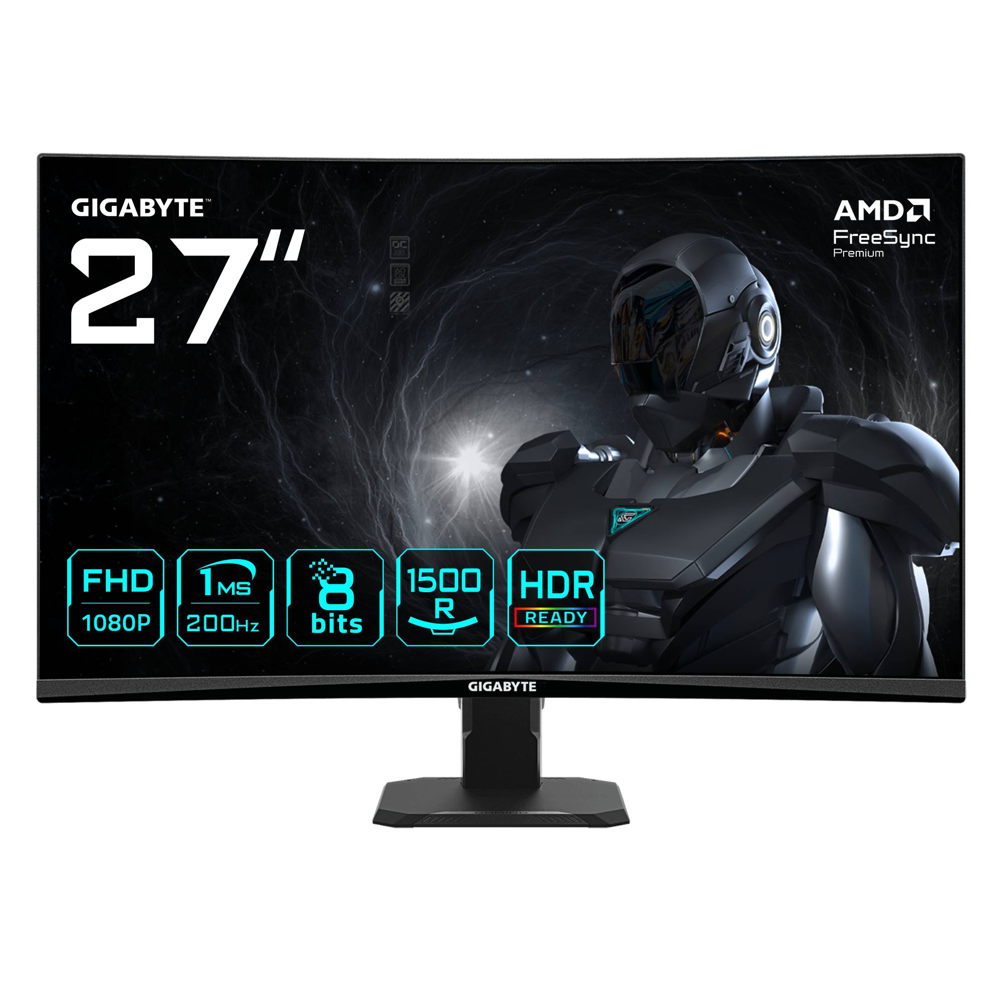 GIGABYTE GS27FCA computer monitor 68,6 cm (27") 1920 x 1080 Pixels Full HD LED Zwart