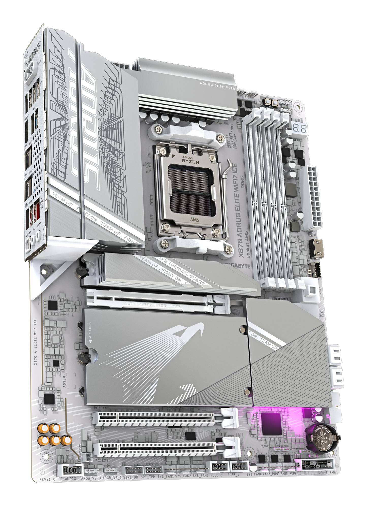 GIGABYTE X870 AORUS ELITE WIFI7 ICE Moederbord