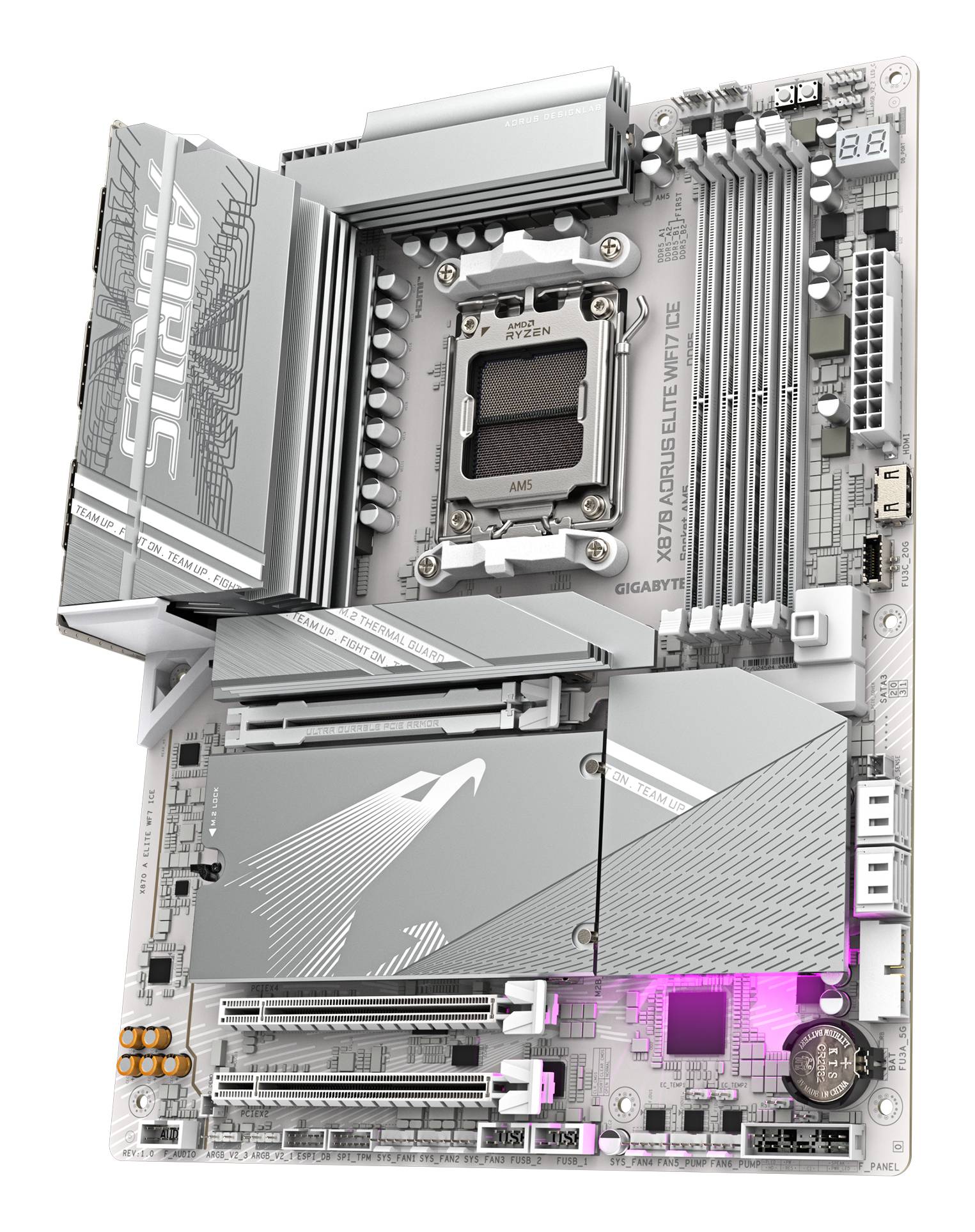 GIGABYTE X870 AORUS ELITE WIFI7 ICE Moederbord