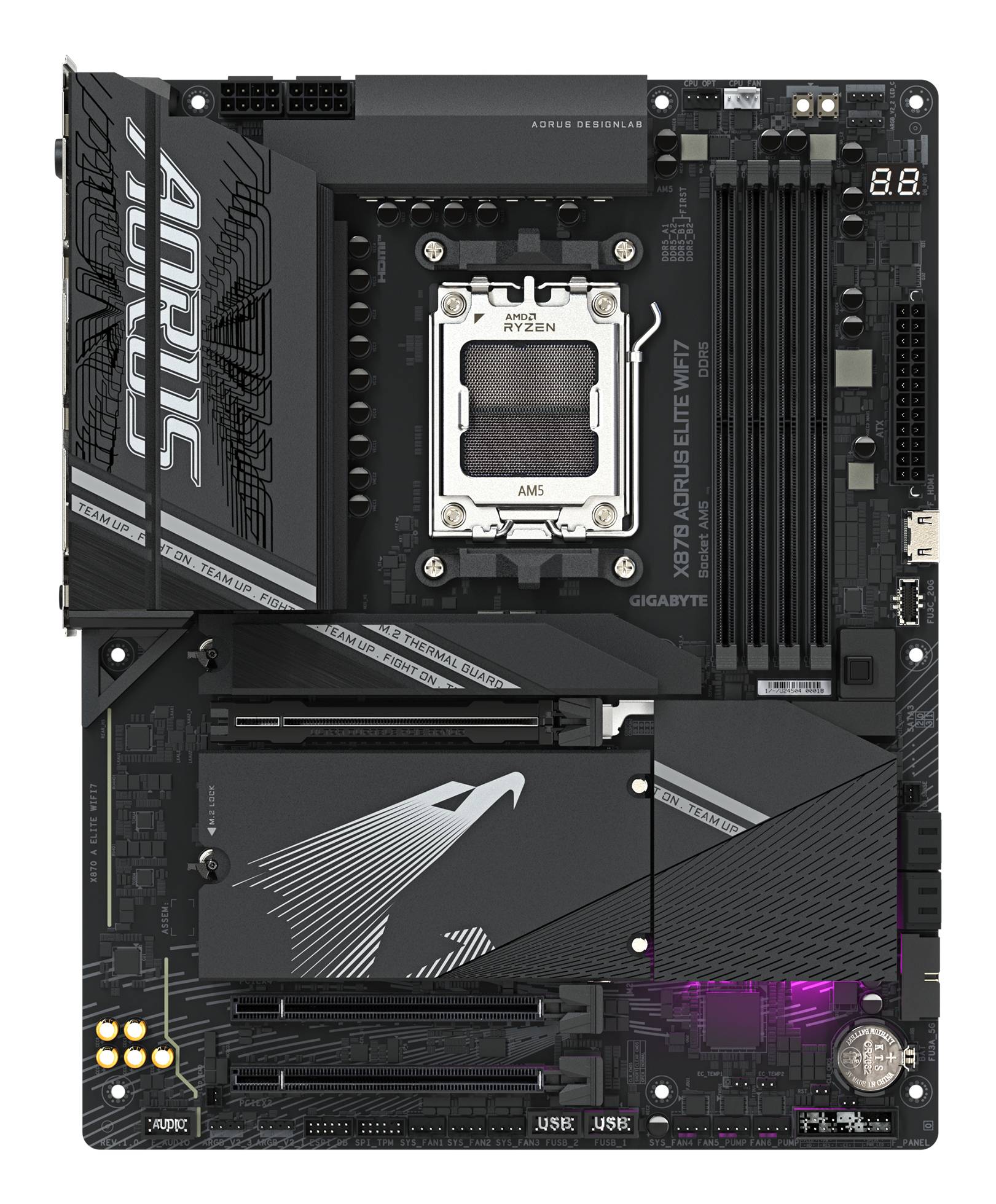 GIGABYTE X870 AORUS ELITE WIFI7 Moederbord