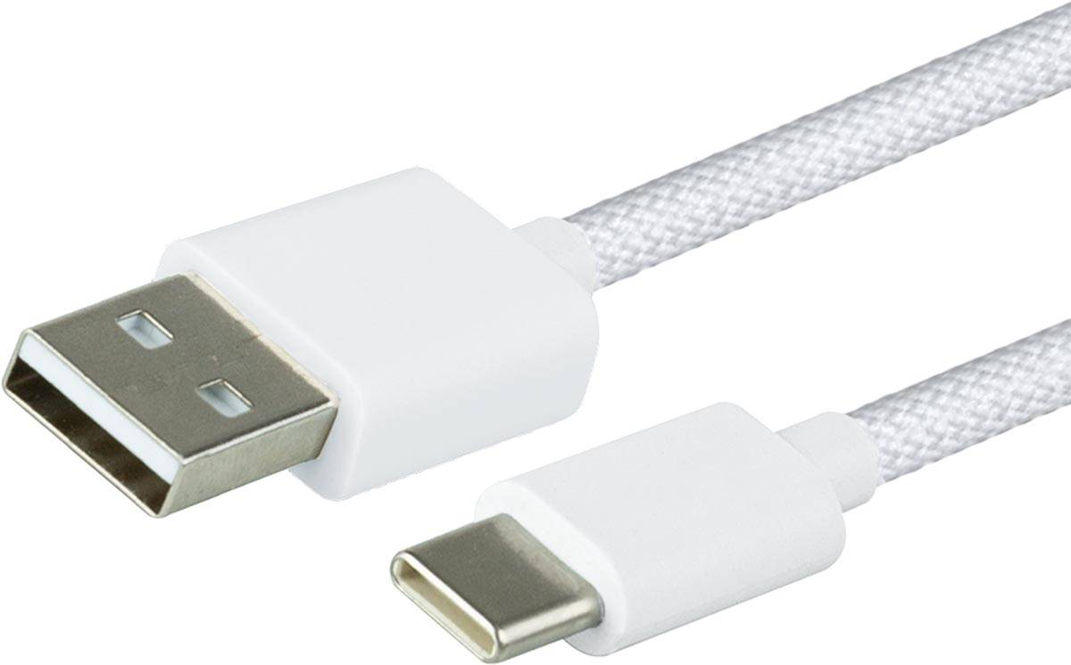 Greenmouse kabel, USB-A naar USB-C, 2 m, woven
