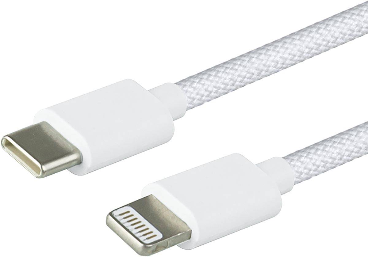 Greenmouse Lightning USB-C kabel, USB-C naar 8-pin, 2 m, woven