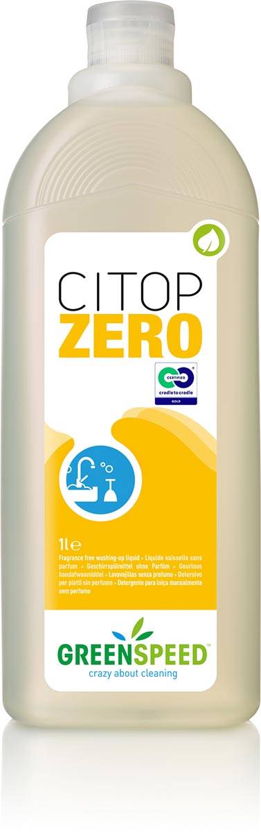 Greenspeed Citop Zero handafwasmiddel, fles van 1 l