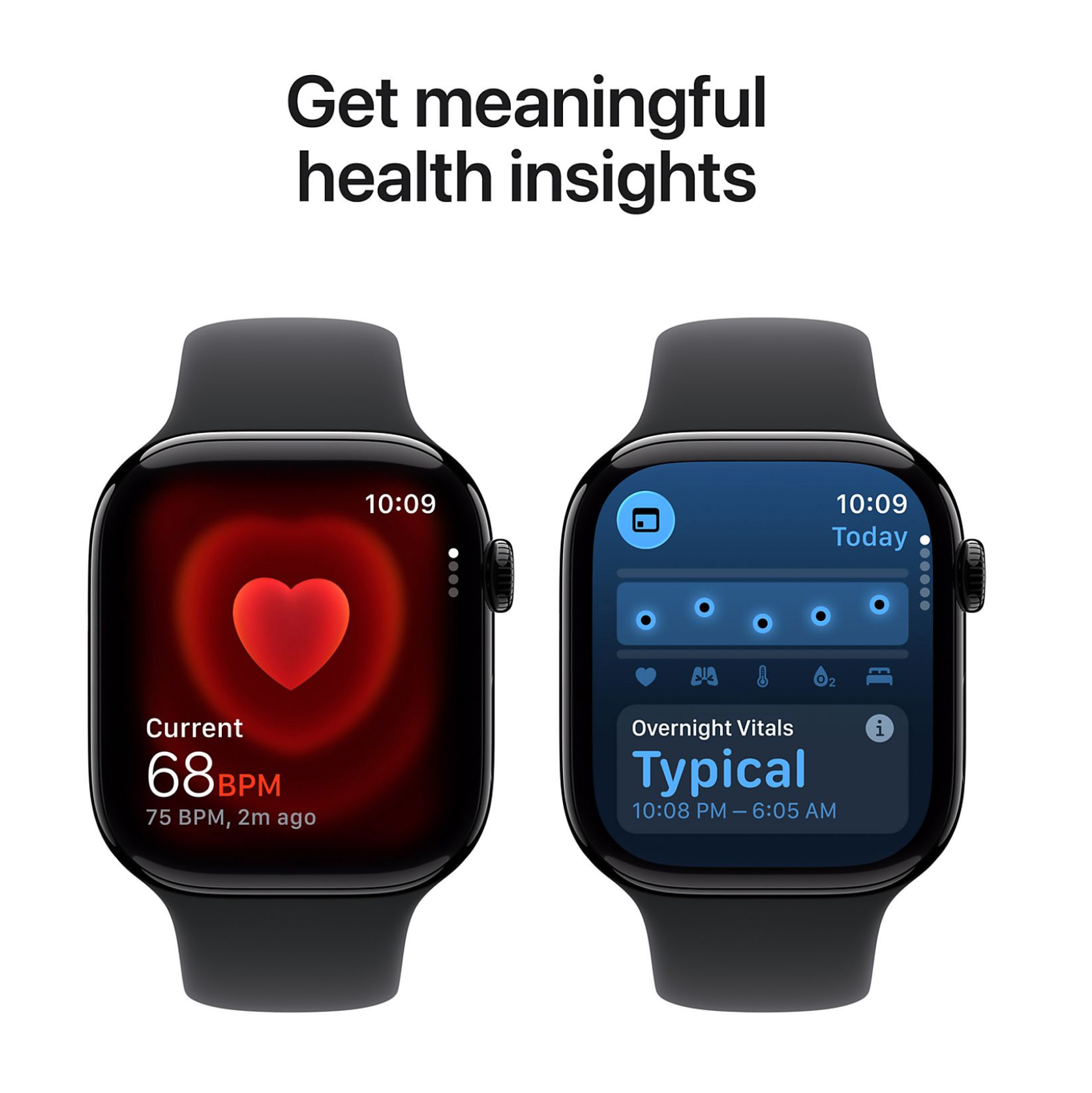 Apple Watch 11 Wifi + 5G - 46mm Jet Black Aluminium Case with Black Sport Band M/L