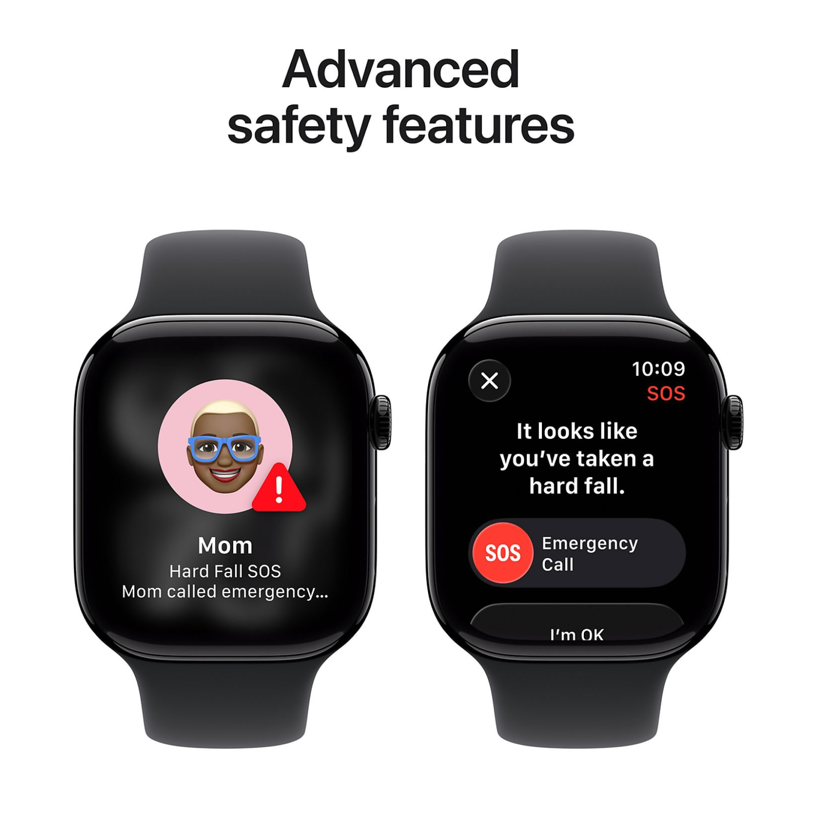 Apple Watch 11 Wifi + 5G - 46mm Jet Black Aluminium Case with Black Sport Band M/L