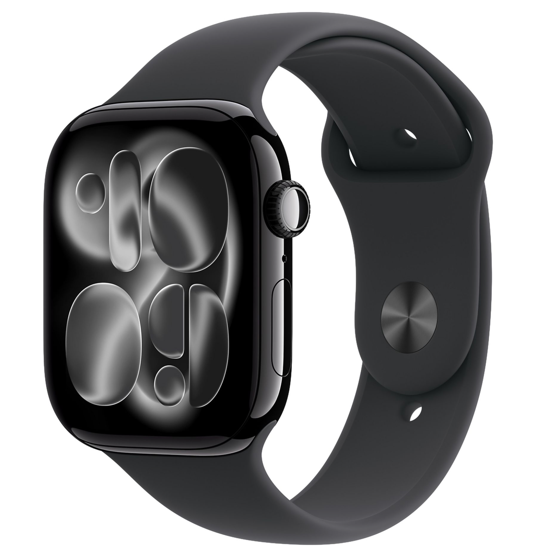 Apple Watch 11 Wifi + 5G - 46mm Jet Black Aluminium Case with Black Sport Band M/L