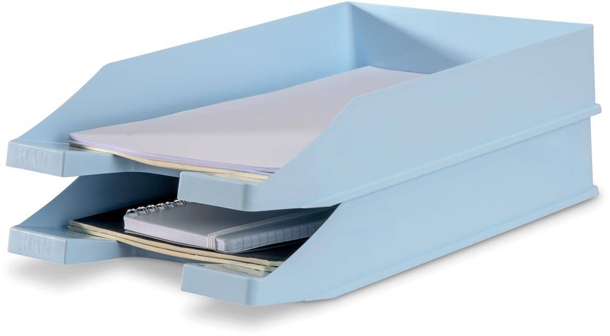 Han brievenbak, geschikt voor ft A4/C4, pastelblauw