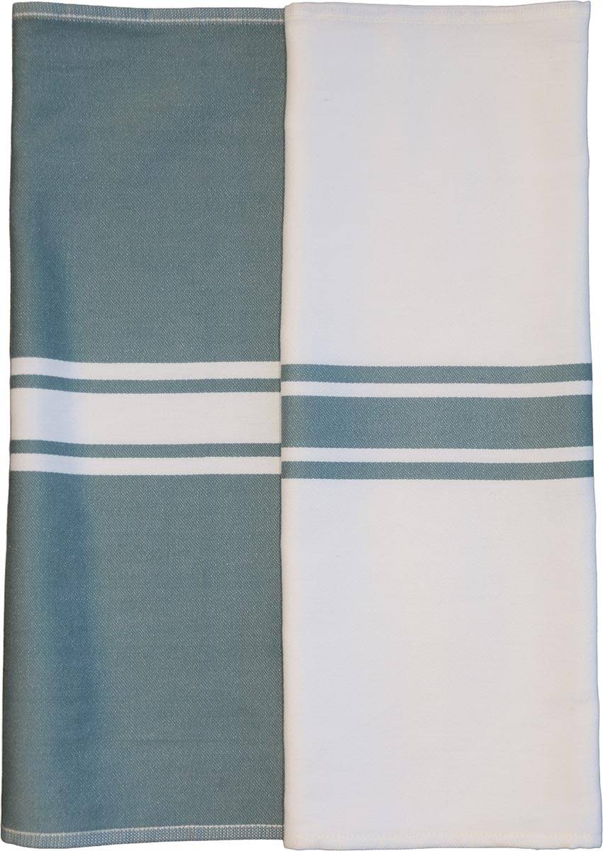 Handdoek Payton, ft 50 x 70 cm, gestreept, minéral, pak van 6 stuks