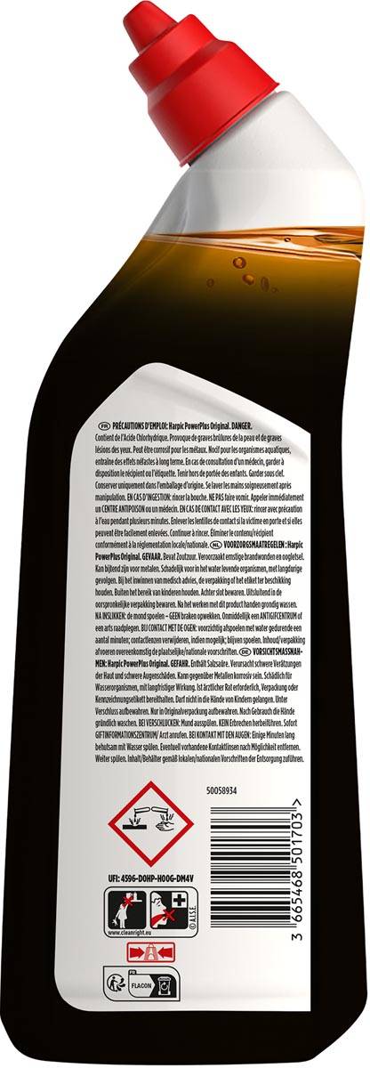 Harpic Powerplus Original toiletreiniger, flacon van 750 ml