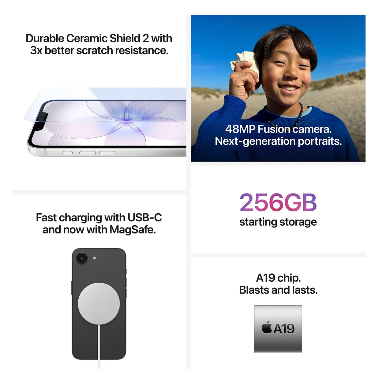 Apple iPhone 17e 512GB Zwart