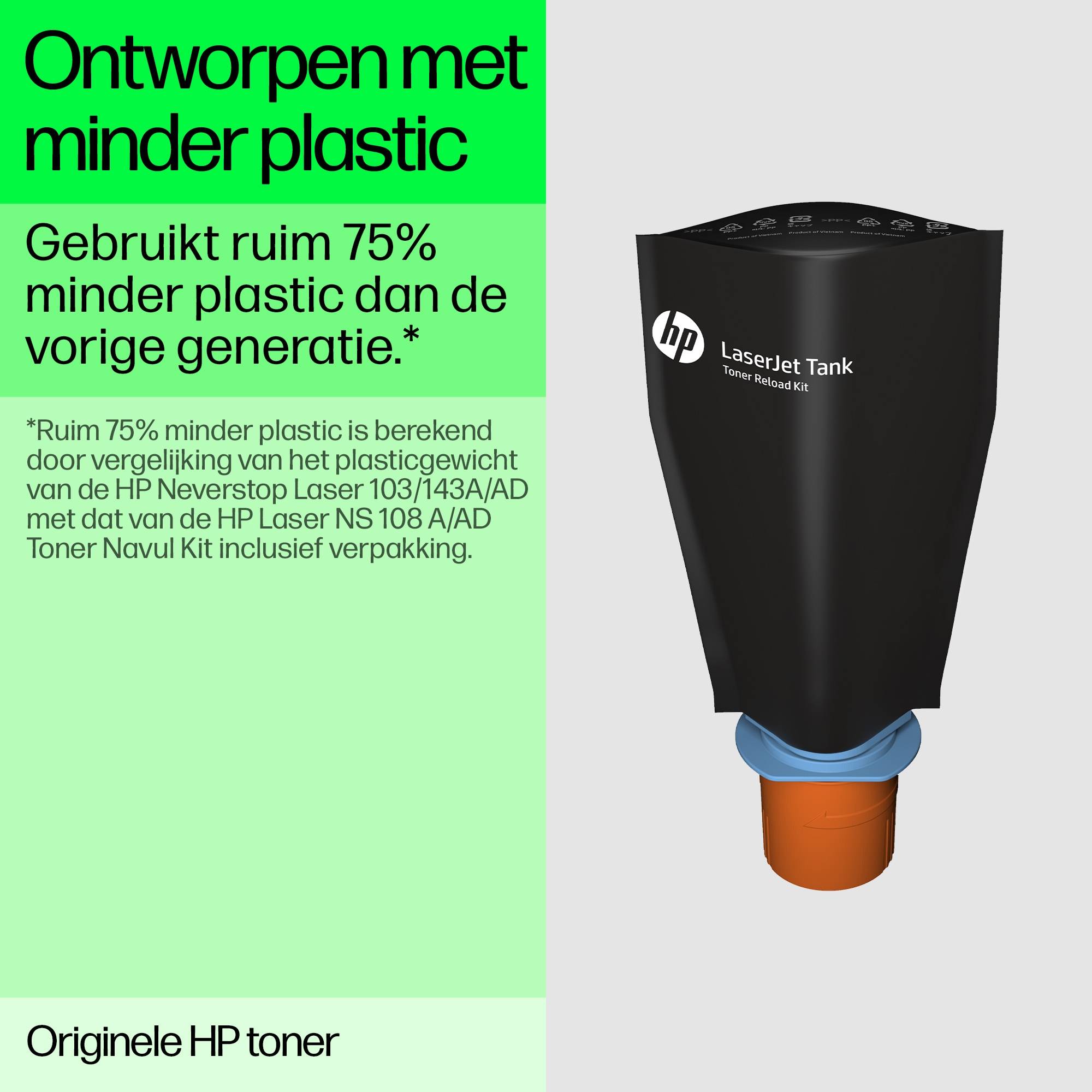 HP 143AD twee originele zwarte Neverstop-tonerbijvulkits