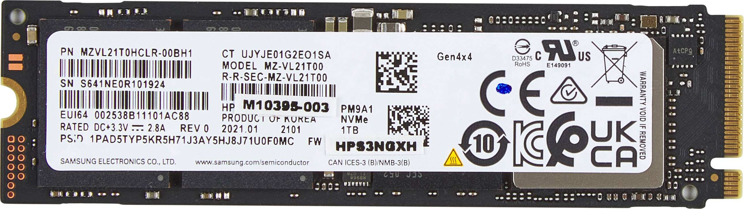HP 1TB PCIe-4x4 NVMe Solid State Drive M.2 PCI Express 4.0