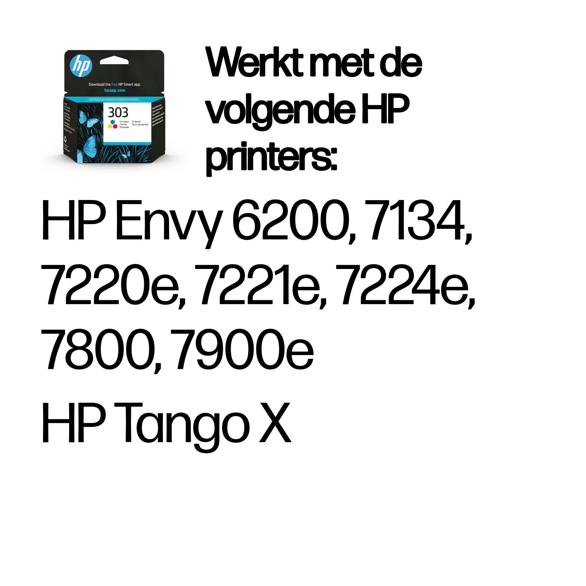HP 303 originele drie-kleuren inktcartridge