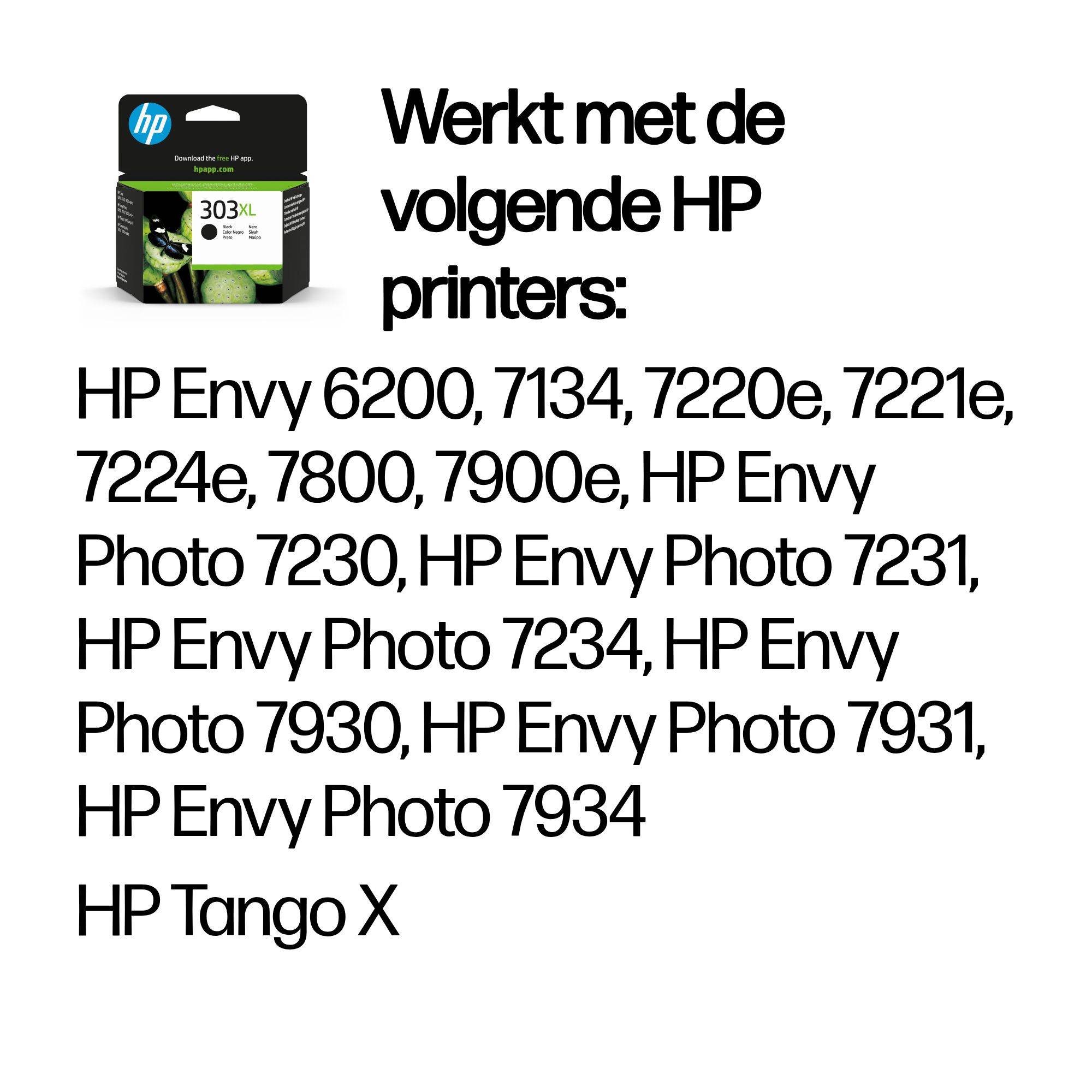 HP 303XL originele high-capacity zwarte inktcartridge