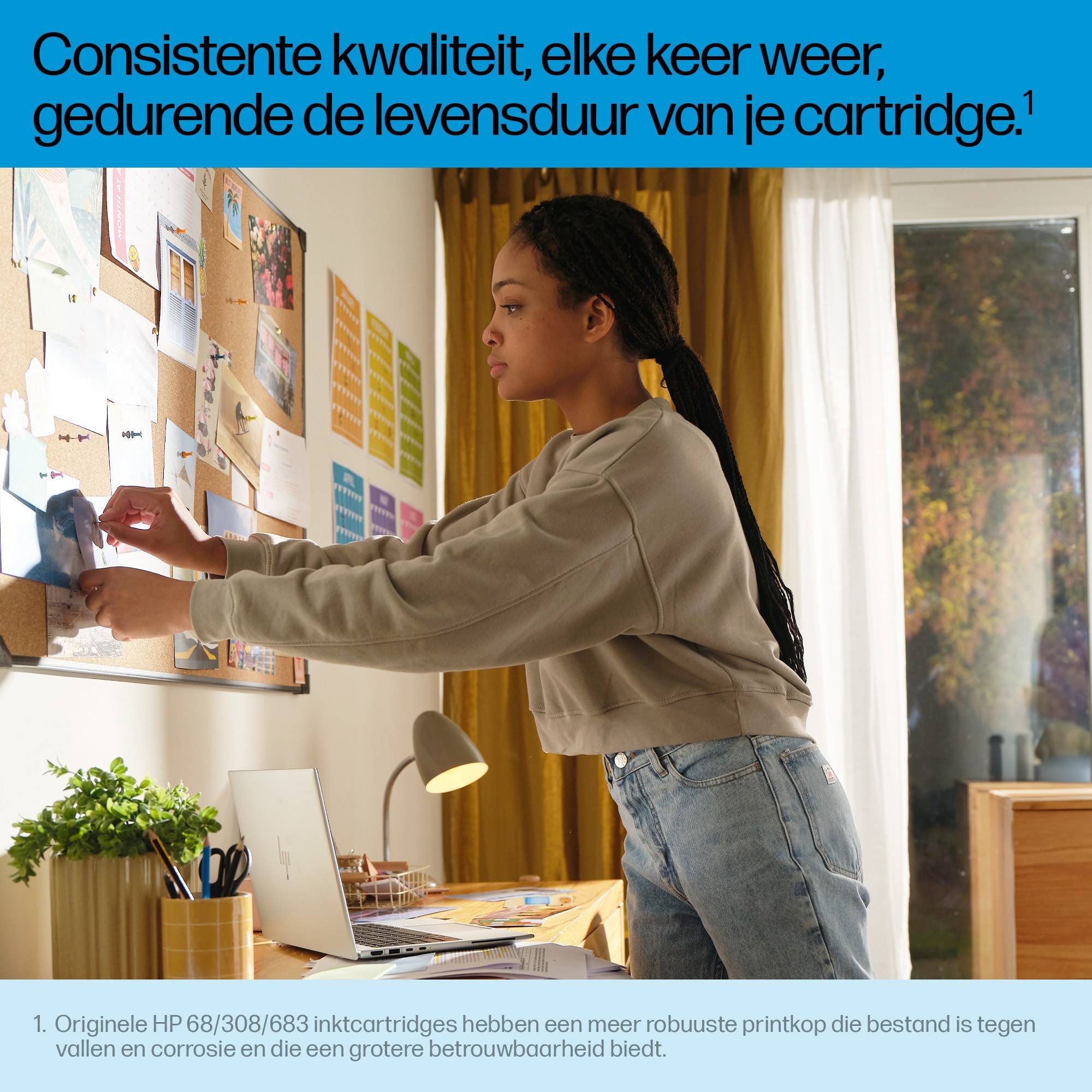 HP 308 originele zwarte inktcartridge EU