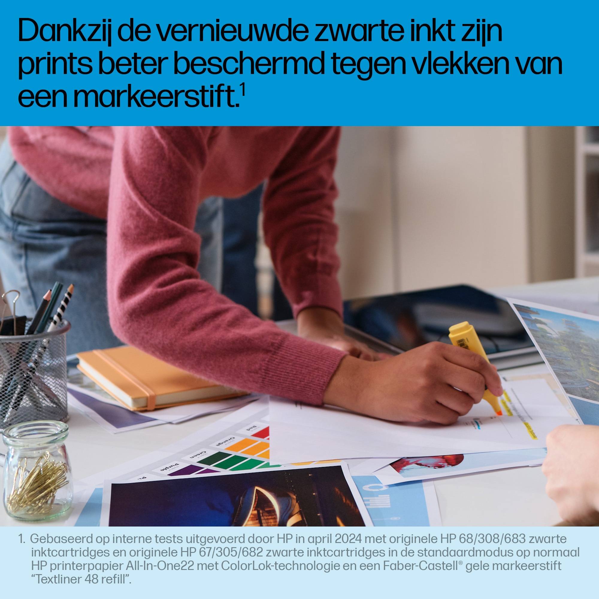 HP 308 originele zwarte inktcartridge EU