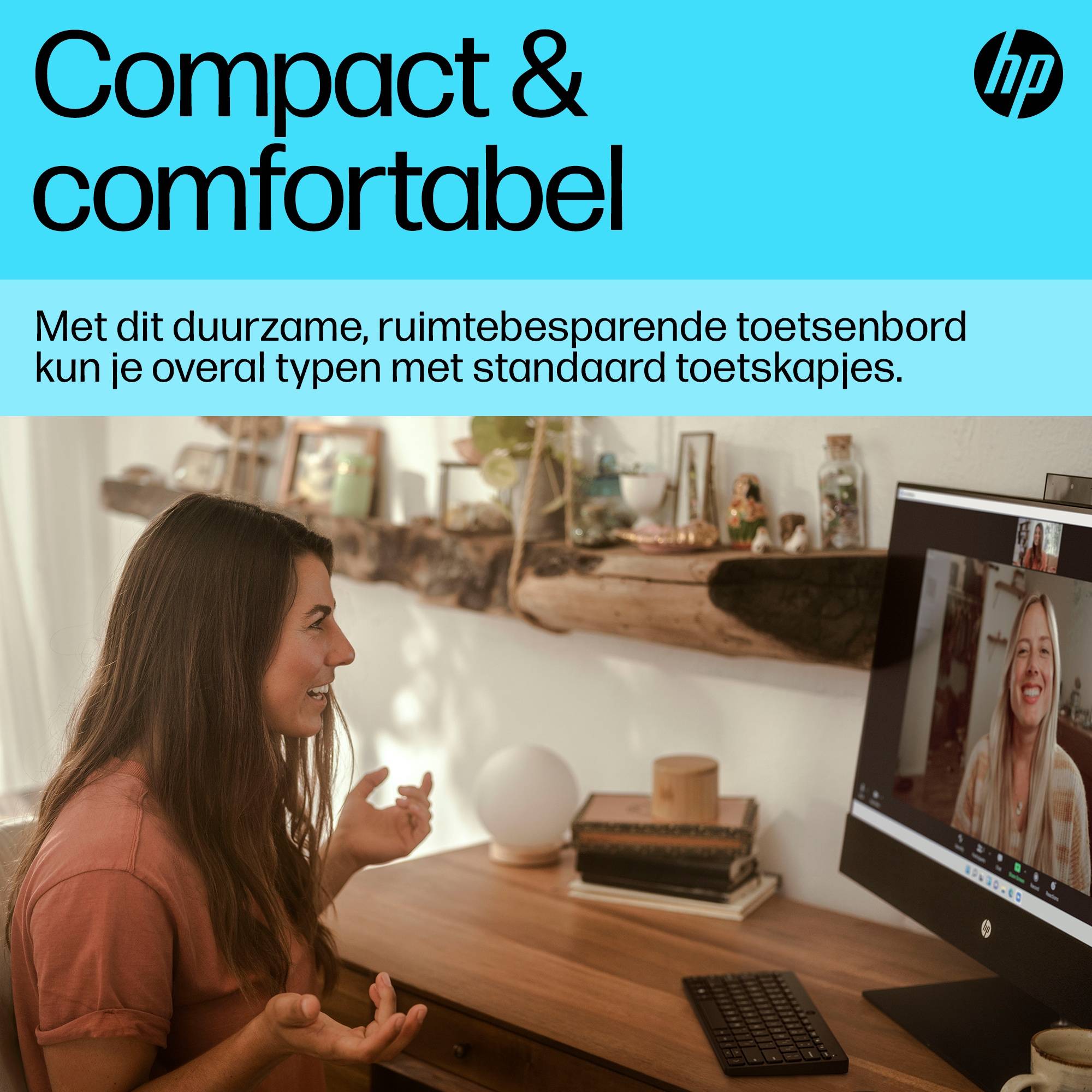 HP 355 compact Bluetooth-toetsenbord voor meerdere apparaten