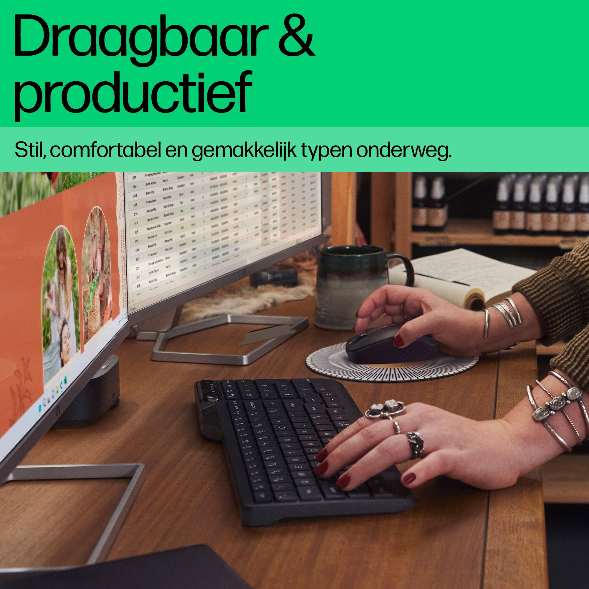 HP 475 dual-mode draadloos toetsenbord