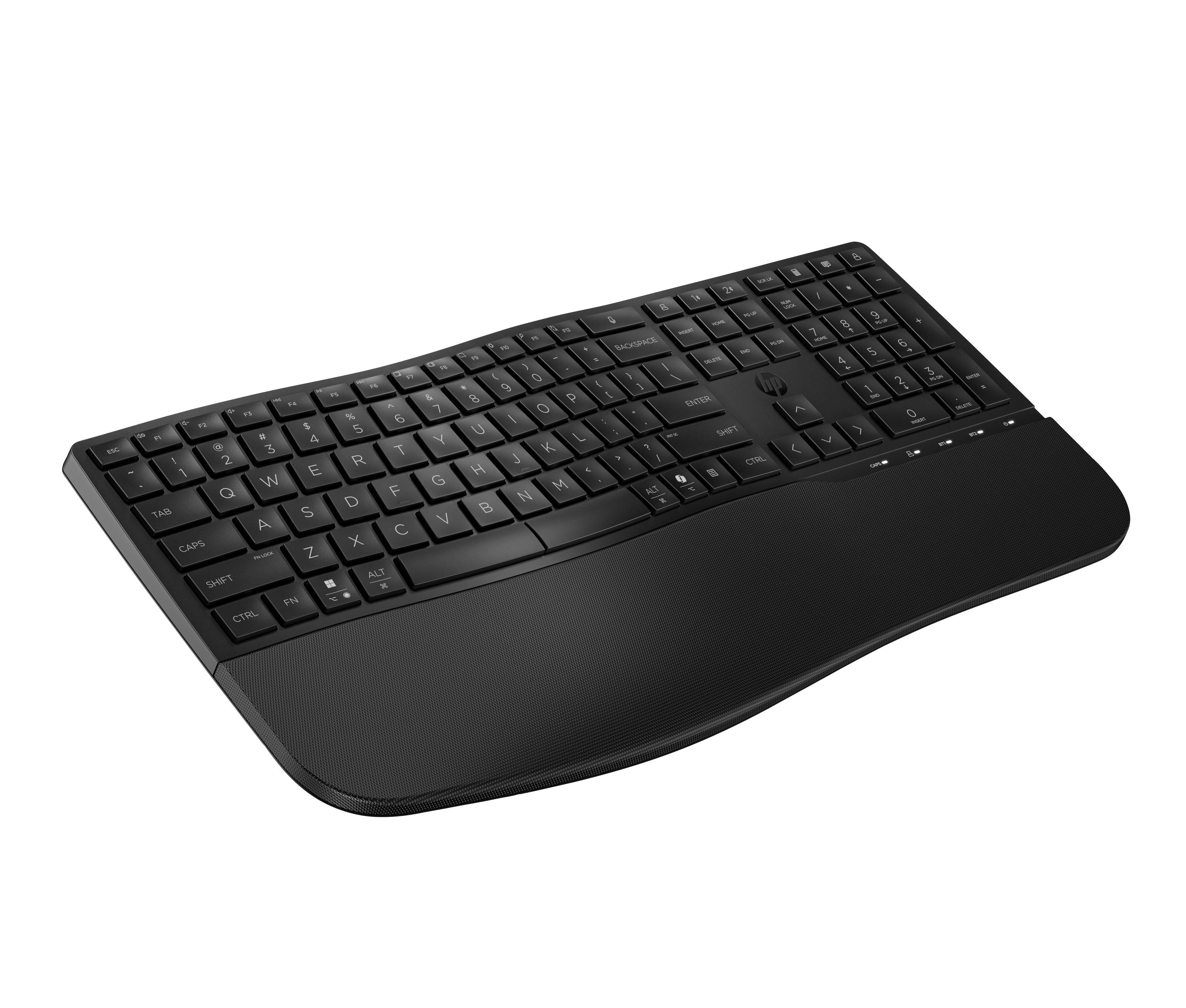 HP 685 CFT DUAL-MODE KBD toetsenbord Kantoor RF-draadloos + Bluetooth Zwart