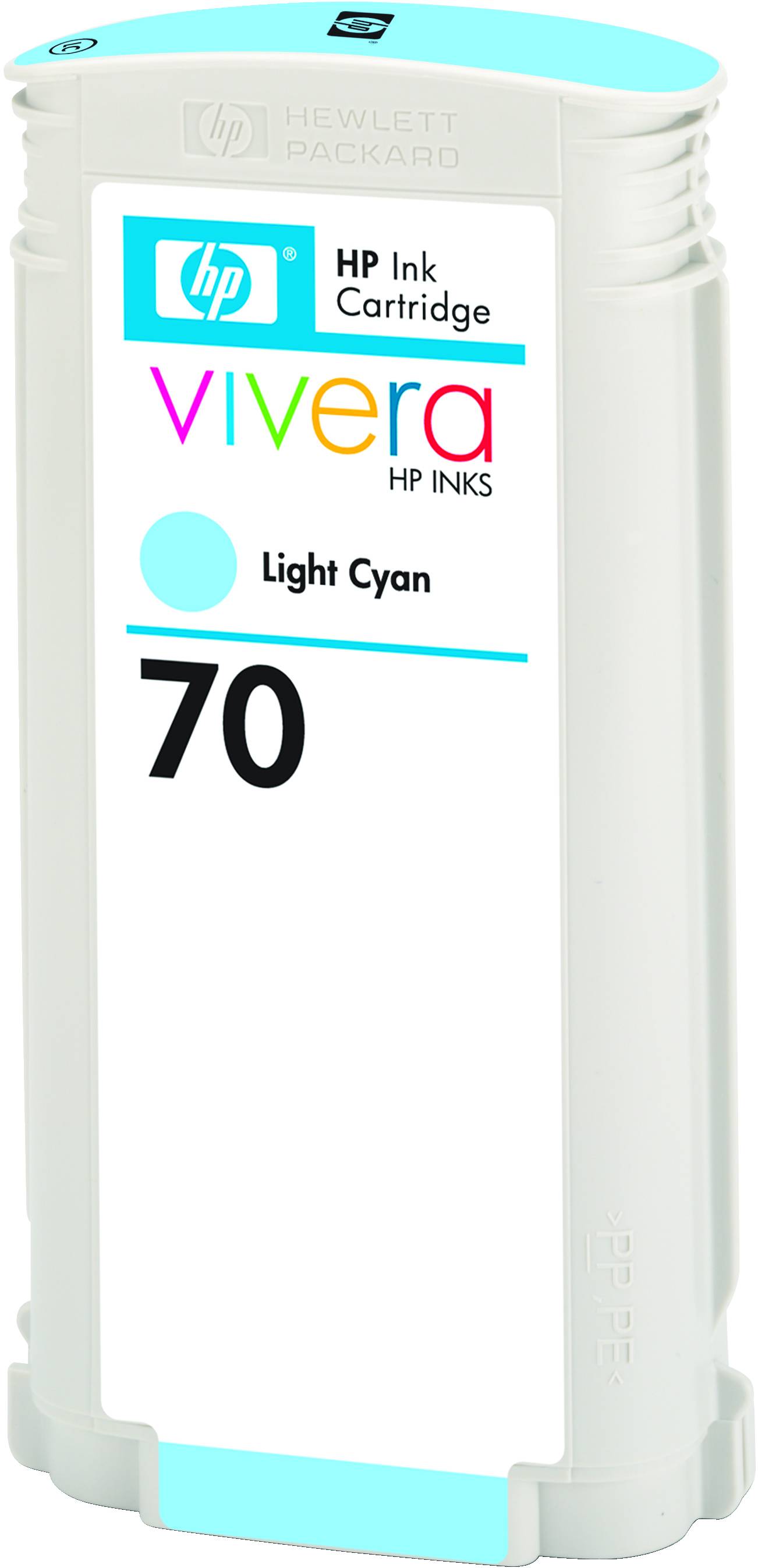 HP 70 licht-cyaan inktcartridge, 130 ml