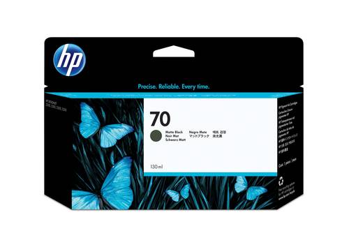 HP 70 matzwarte DesignJet inktcartridge, 130 ml