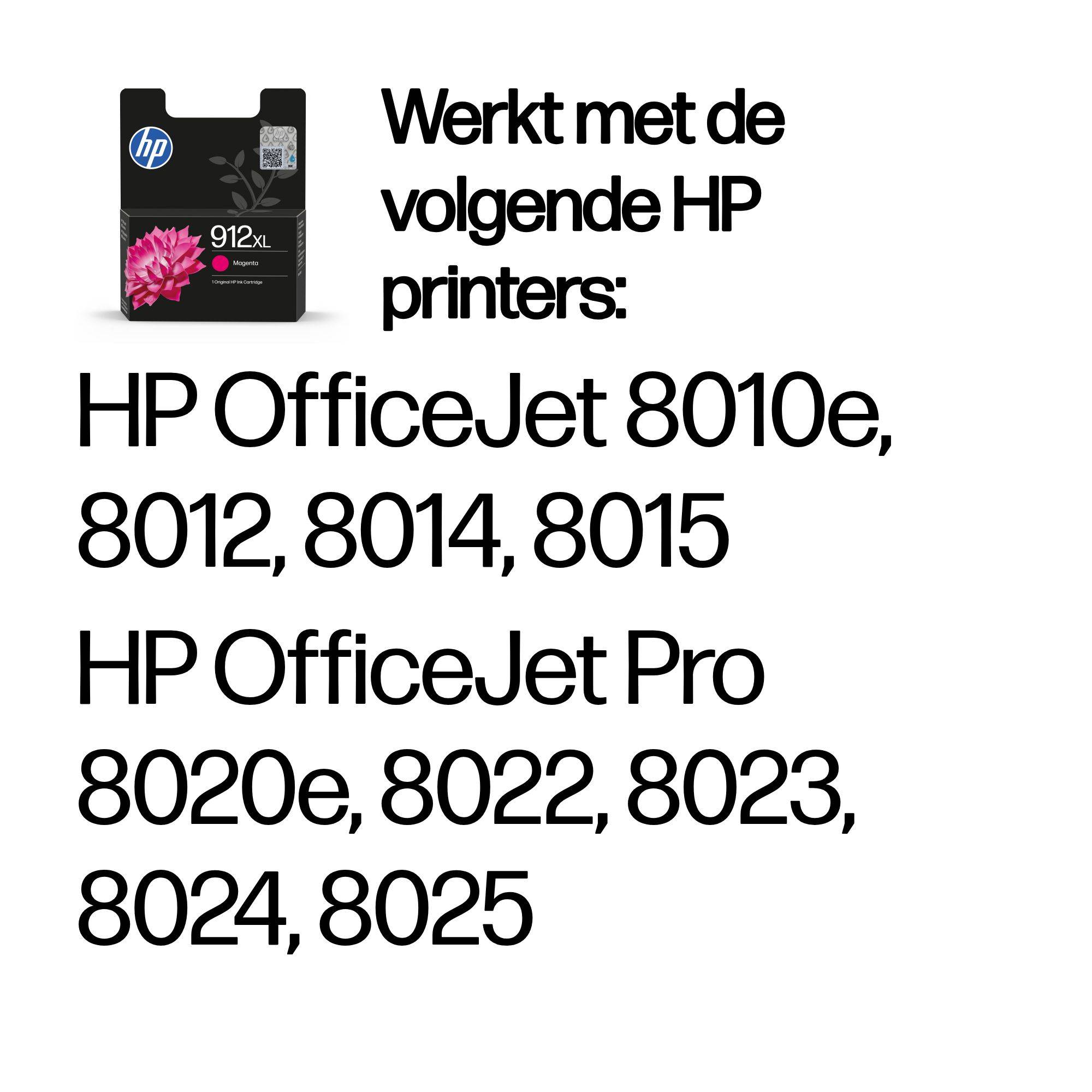 HP 912XL originele high-capacity magenta inktcartridge
