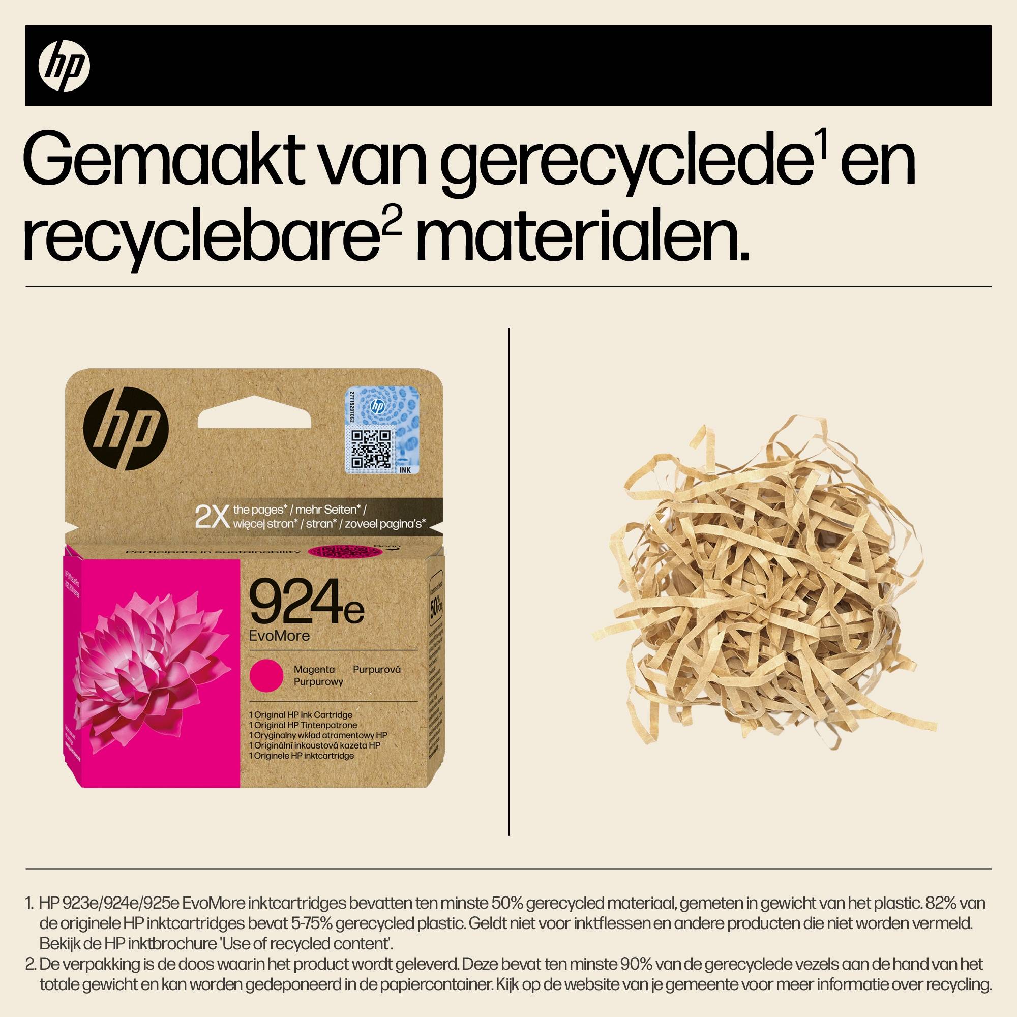 HP 924e EvoMore originele magenta inktcartridge