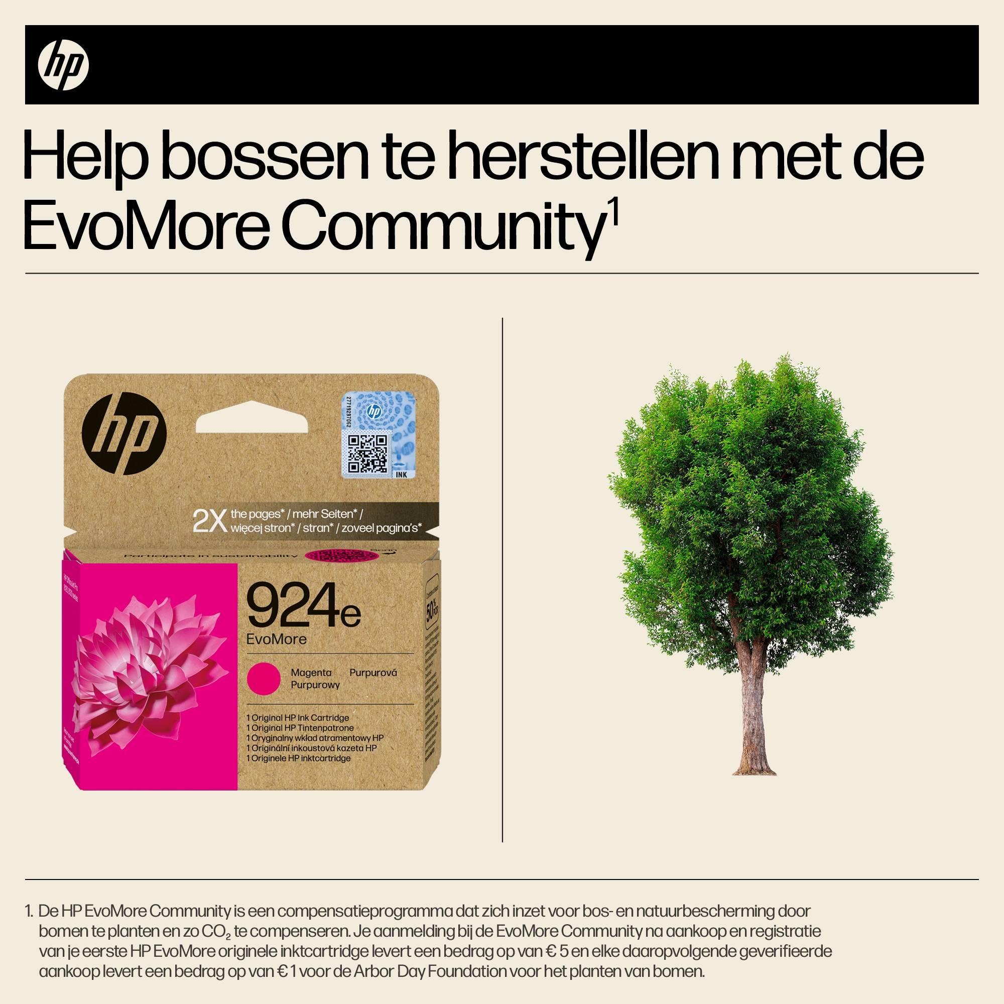 HP 924e EvoMore originele magenta inktcartridge