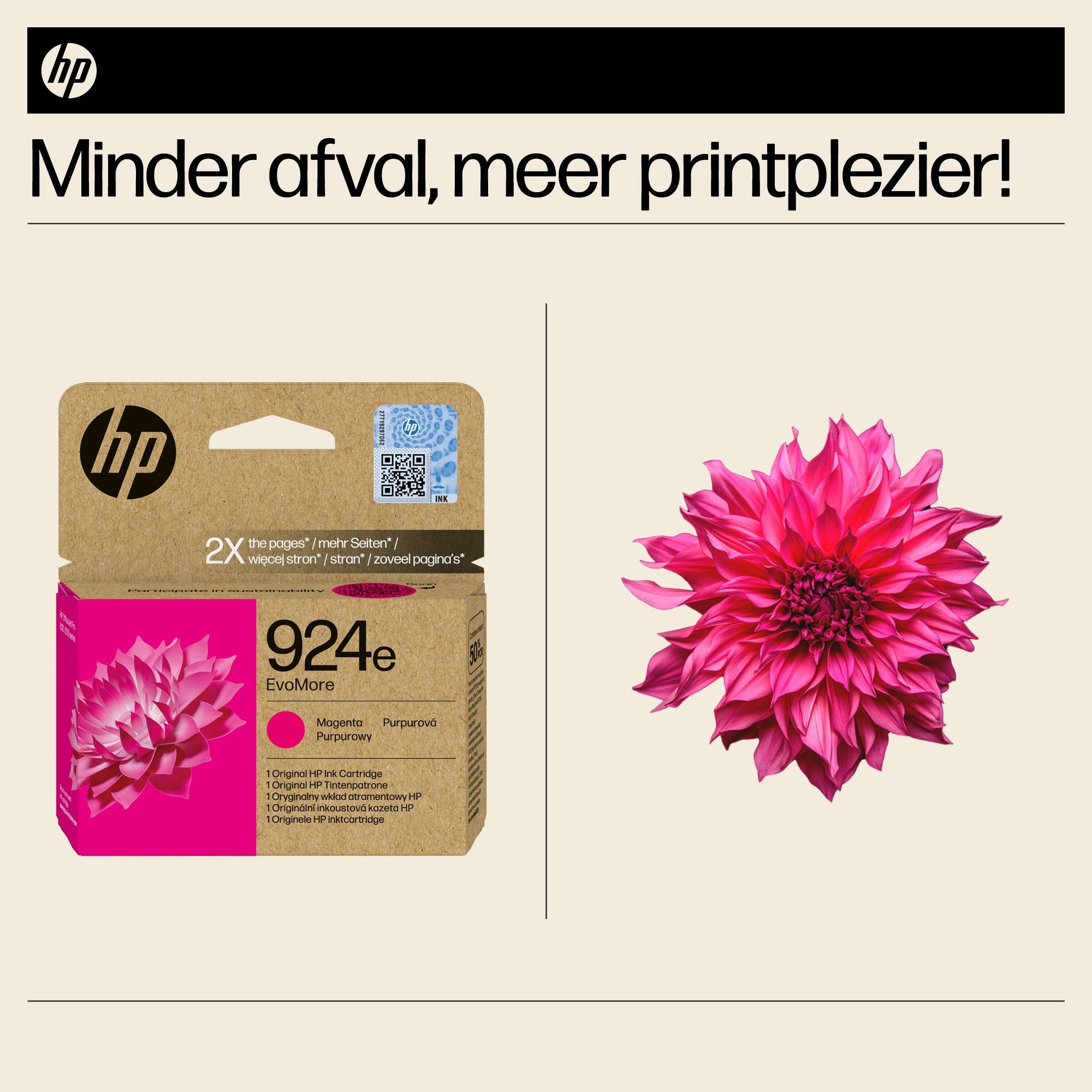 HP 924e EvoMore originele magenta inktcartridge