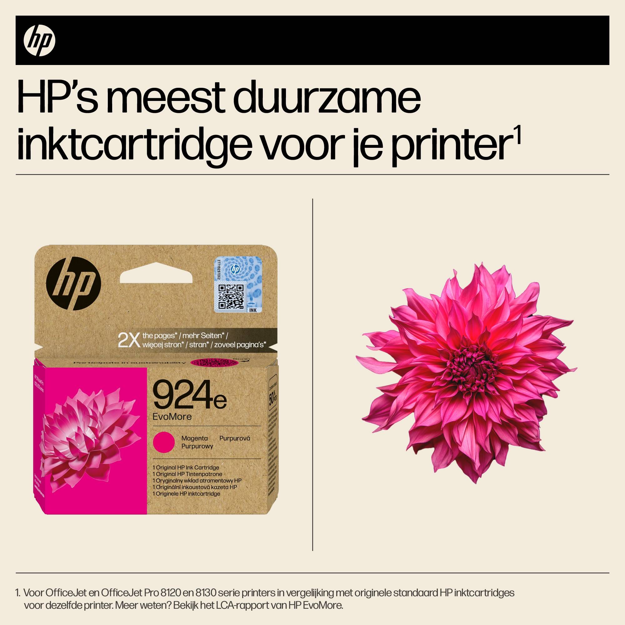 HP 924e EvoMore originele magenta inktcartridge