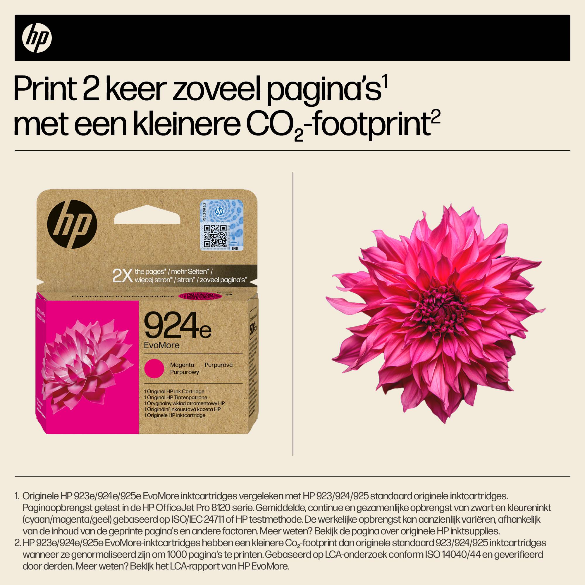 HP 924e EvoMore originele magenta inktcartridge