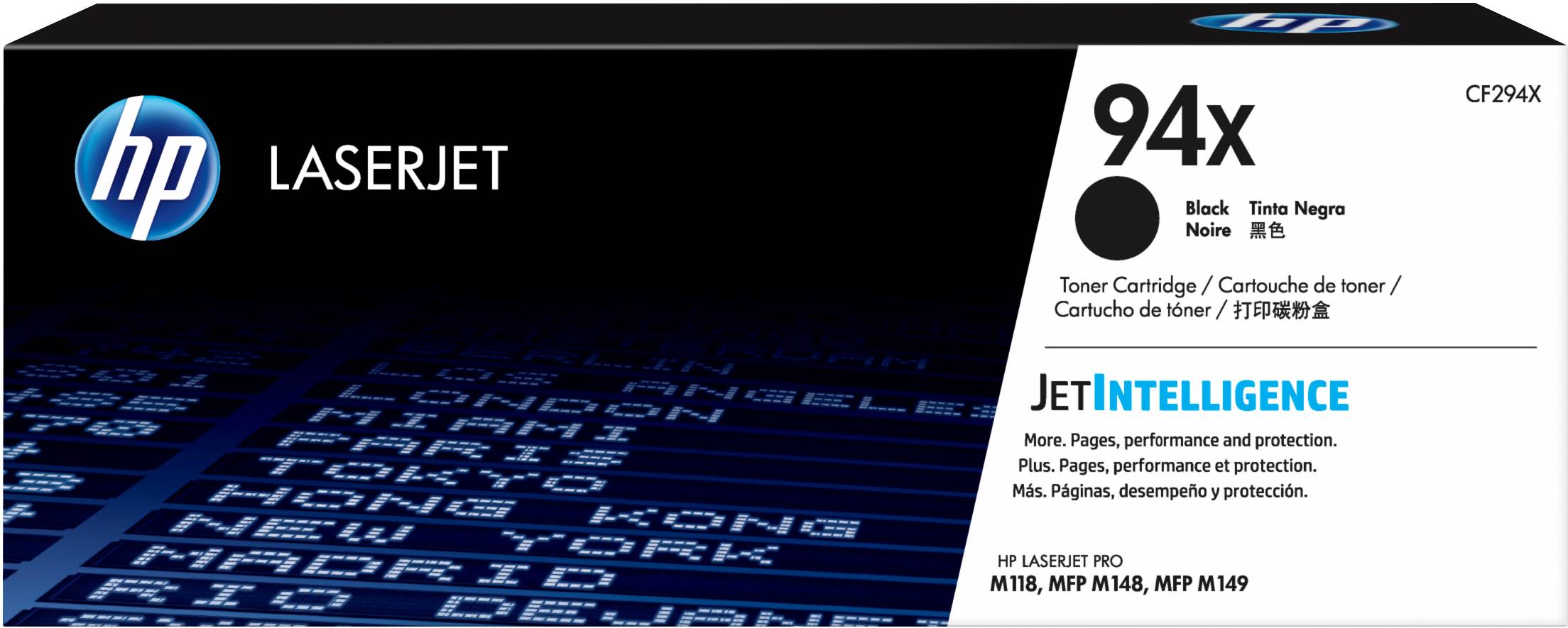 HP 94X originele high-capacity zwarte LaserJet tonercartridge