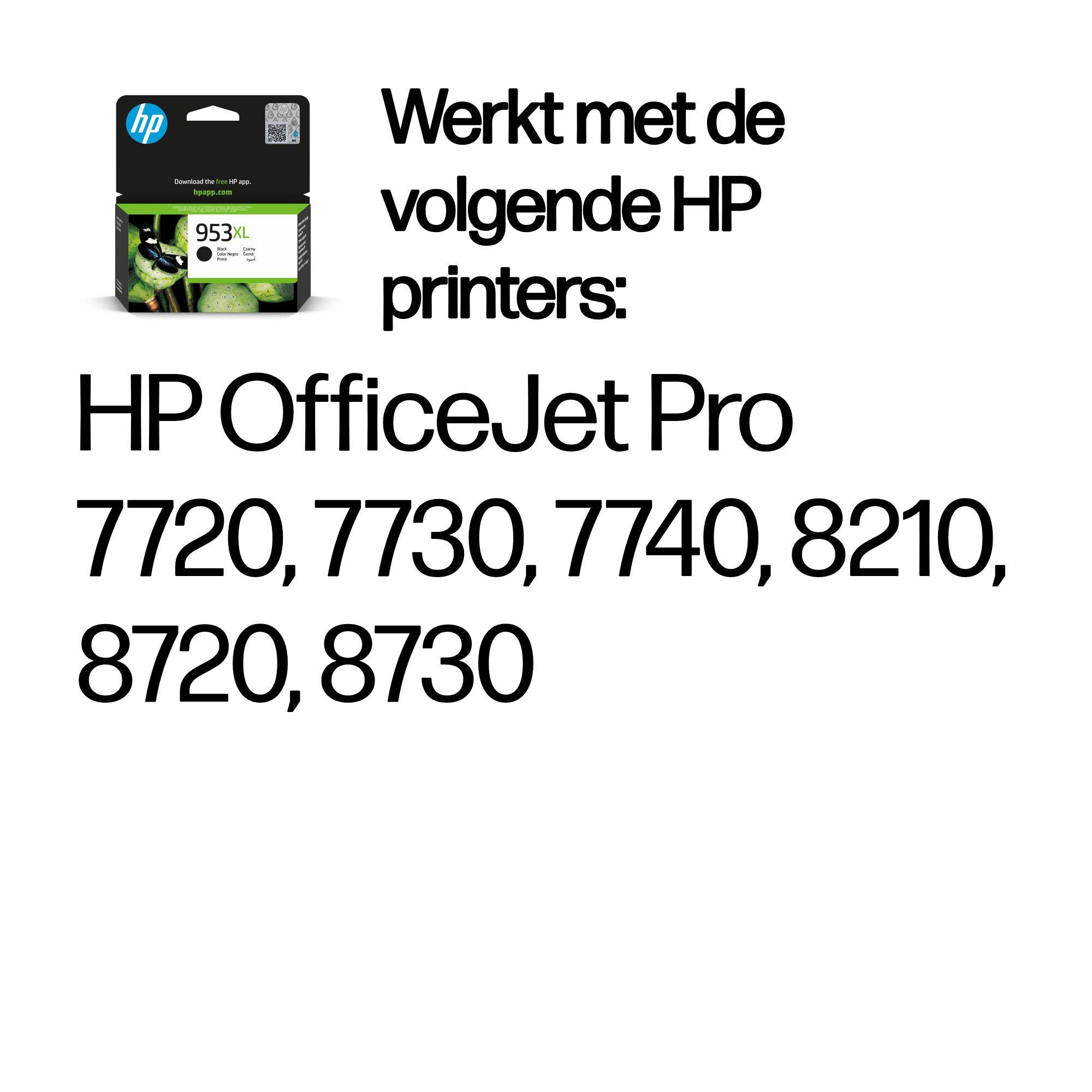 HP 953XL originele high-capacity zwarte inktcartridge