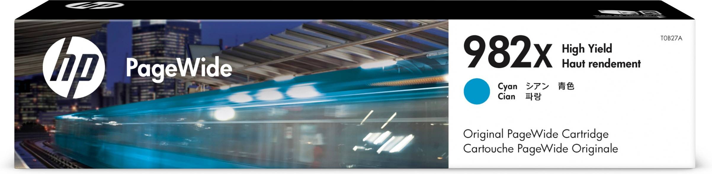 HP Originele 982X cyaan high-capacity PageWide cartridge