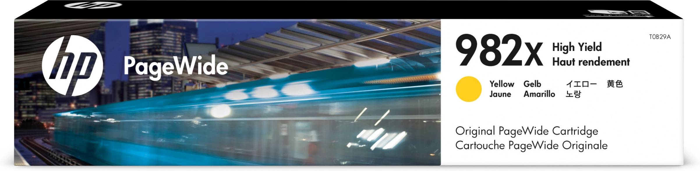 HP Originele 982X gele high-capacity PageWide cartridge