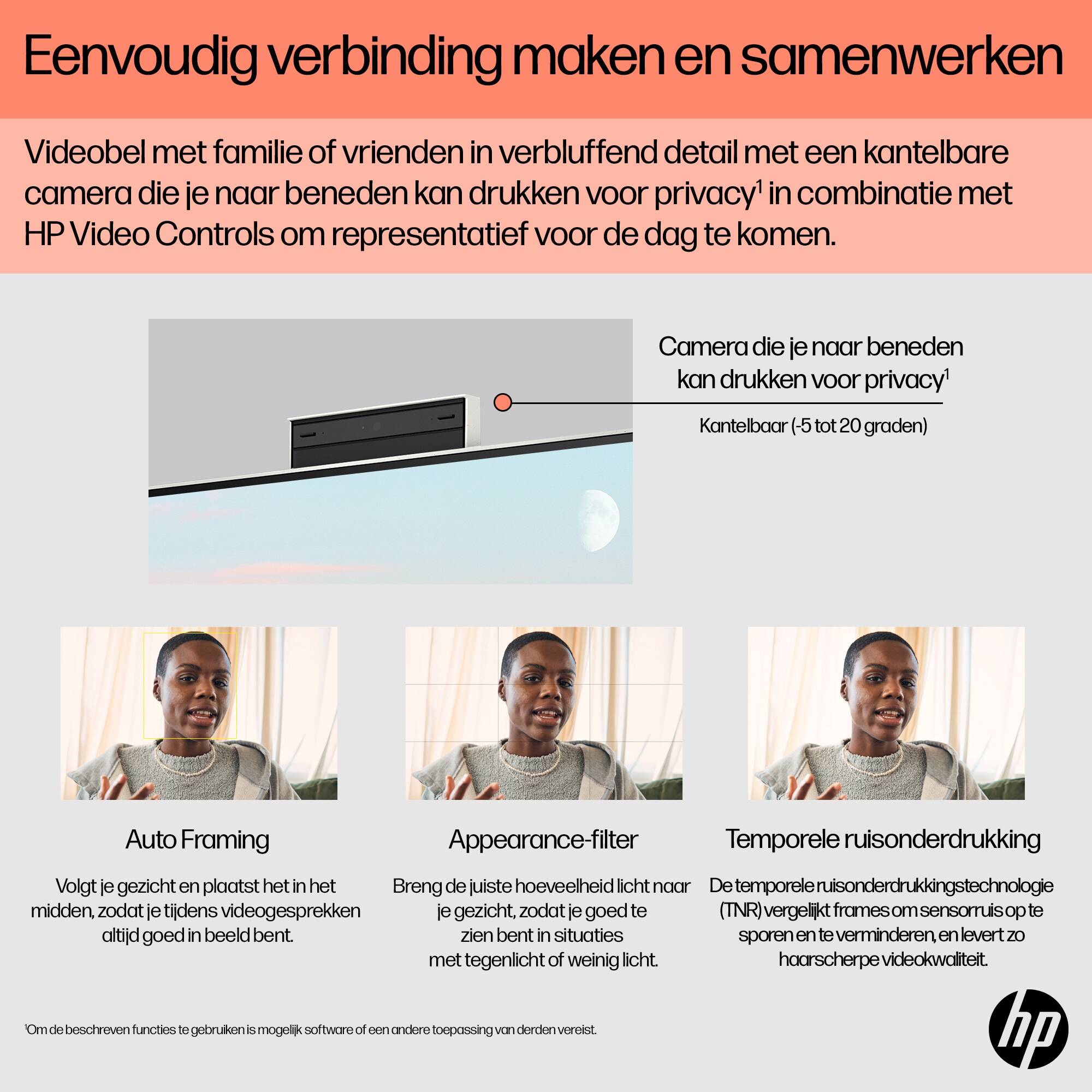 HP 24-cr0050nd AMD Ryzen™ 5 7520U 60,5 cm (23.8") 1920 x 1080 Pixels Alles-in-één-pc 8 GB LPDDR5-SDRAM 512 GB SSD Windows 11 Home Wi-Fi 6 (802.11ax) Zwart