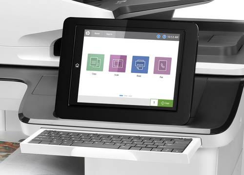 HP Color LaserJet Enterprise Flow MFP M776z, Printen, kopiëren, scannen en faxen, Afdrukken via USB-poort aan de voorzijde