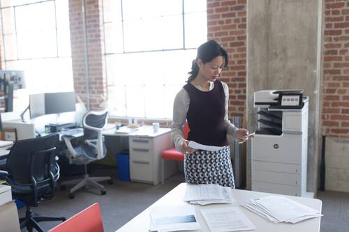 HP Color LaserJet Enterprise Flow MFP M681z, Afdrukken, kopiëren, scannen, faxen