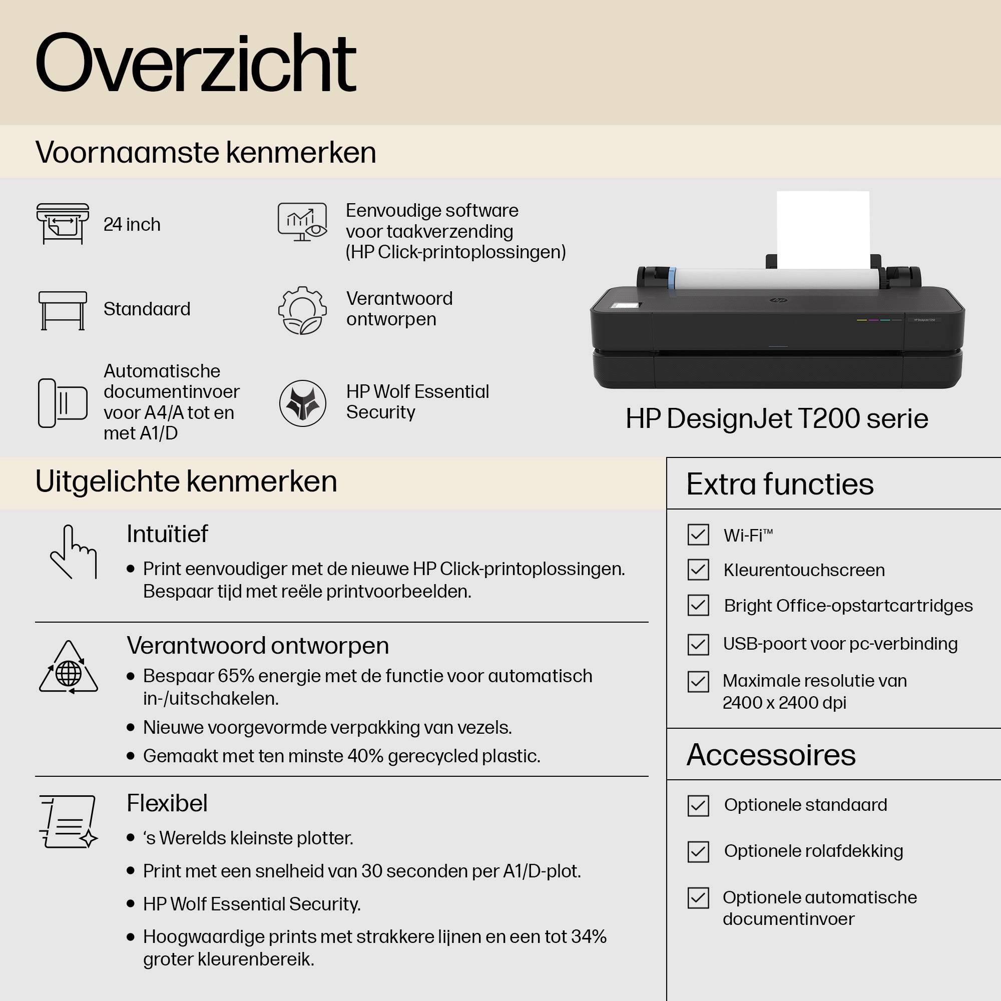 HP Designjet T230 24 inch printer editie 2025
