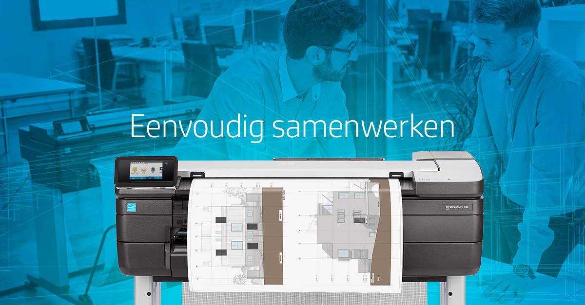 HP Designjet T830 24-inch multifunctionele printer