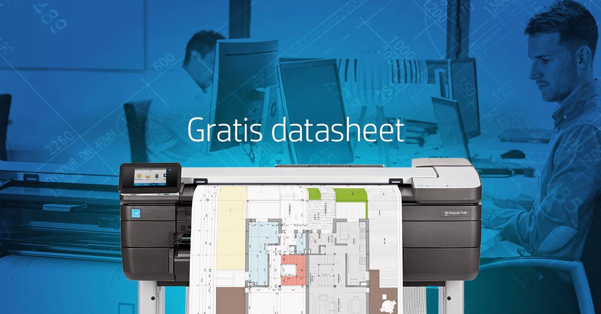 HP Designjet T830 24-inch multifunctionele printer
