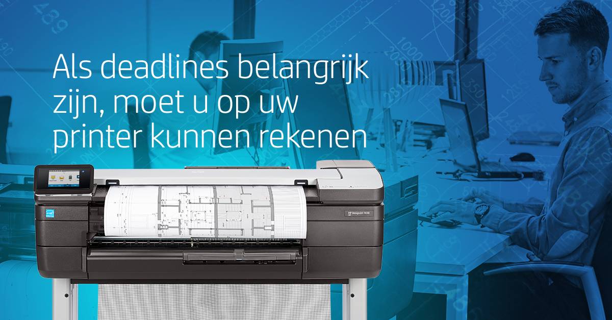 HP Designjet T830 24-inch multifunctionele printer
