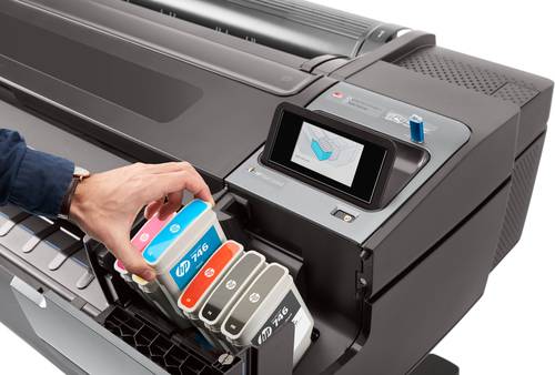 HP Designjet Z6dr 44-inch PostScript-printer met V-snijmes