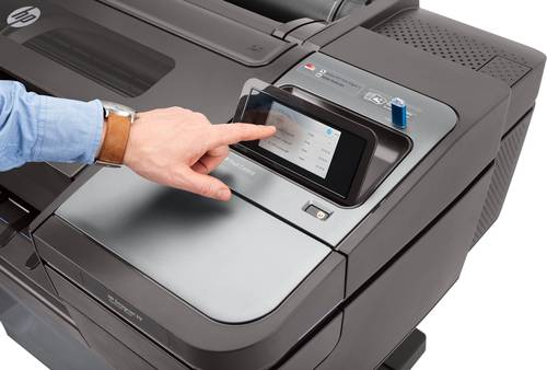 HP Designjet Z9+dr 44-inch PostScript-printer met V-snijmes